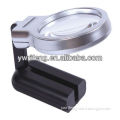 2014 Promotion gifts pocket led magnifier/acrylic lens/magnifier root square calculator